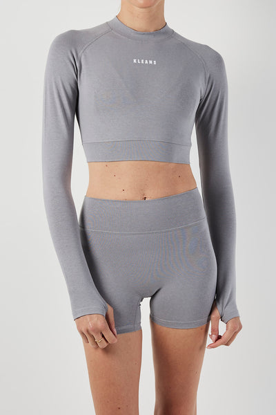 The Perfect Long Sleeve Crop Top in Hemp & Organic Cotton