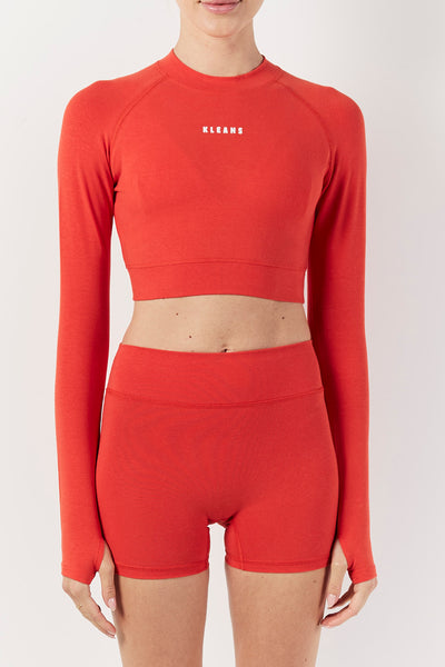 The Perfect Long Sleeve Crop Top in Hemp & Organic Cotton
