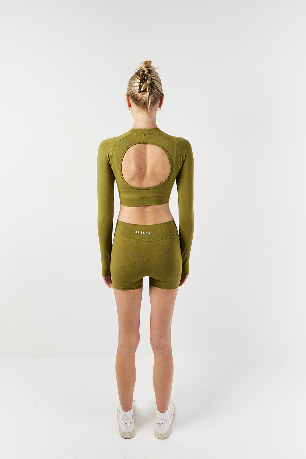 The Perfect Long Sleeve Crop Top in Hemp & Organic Cotton